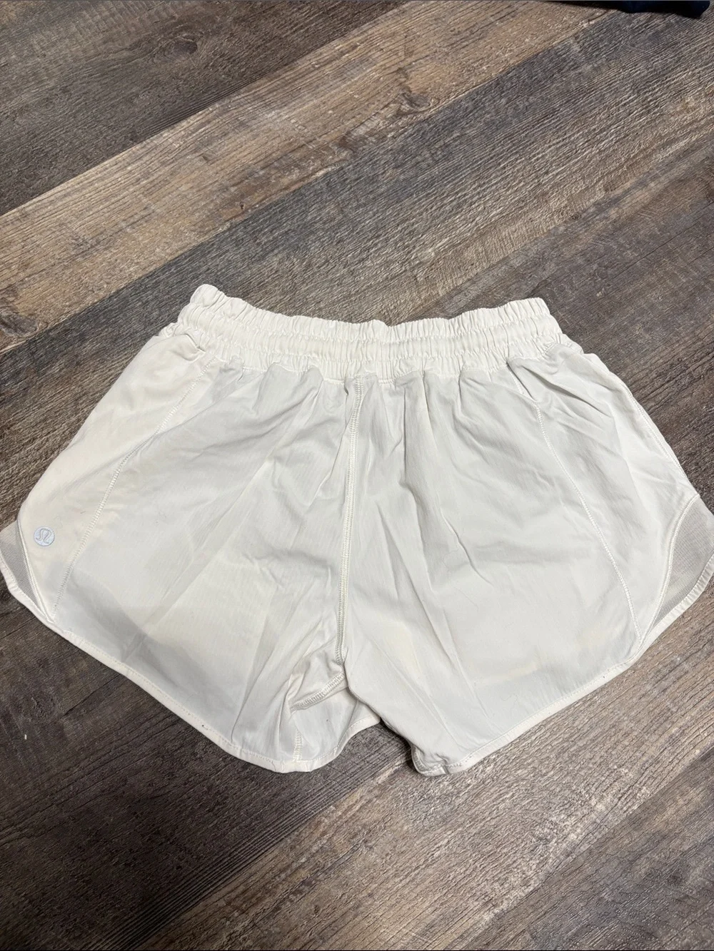 Women’s White Lululemon Athletic Shorts – Lightweight Activewear